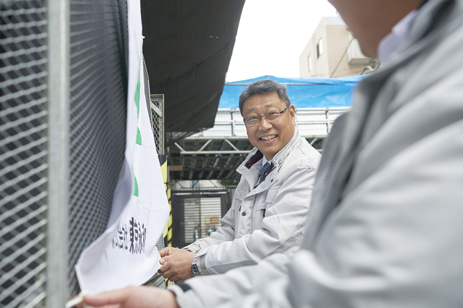 社内での従業員の様子