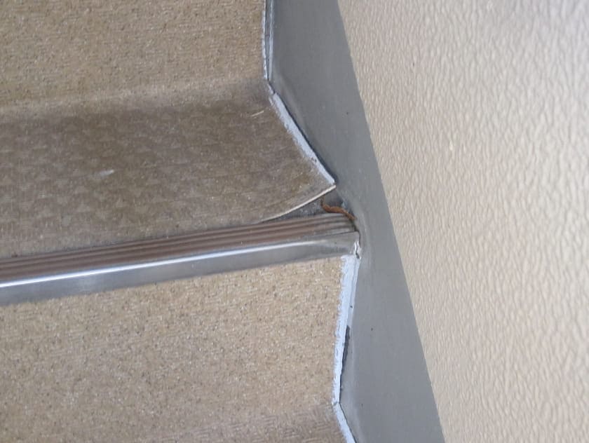 階段シート防水剥離