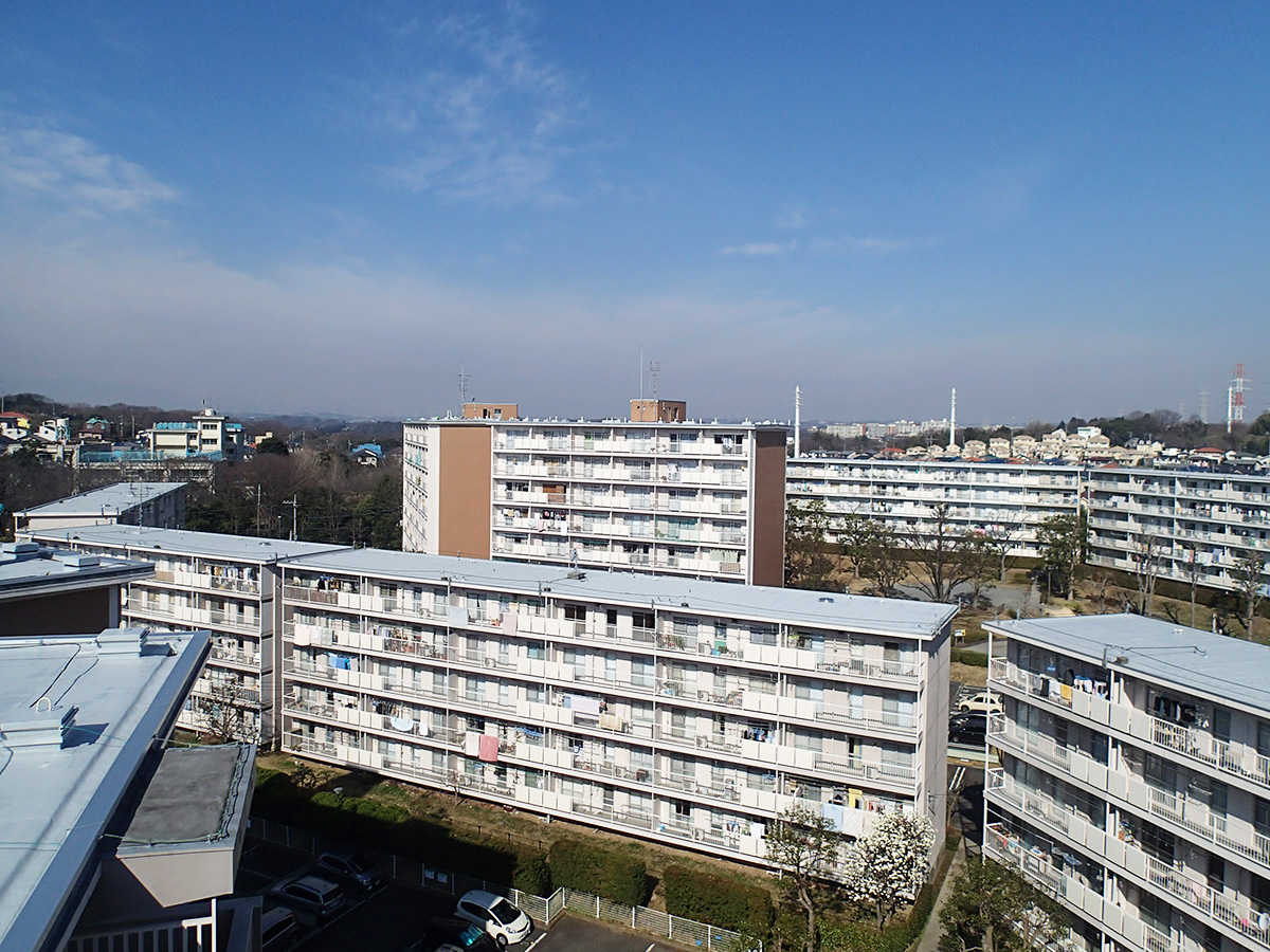 Nヶ丘団地 屋根外断熱露出防水工事