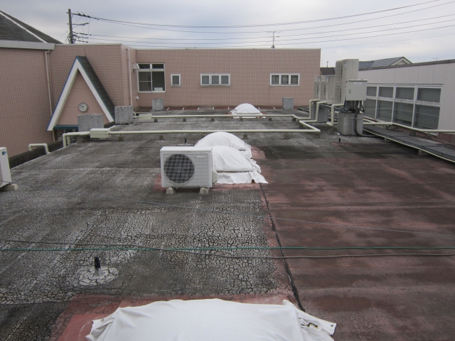 N幼稚園屋上防水工事