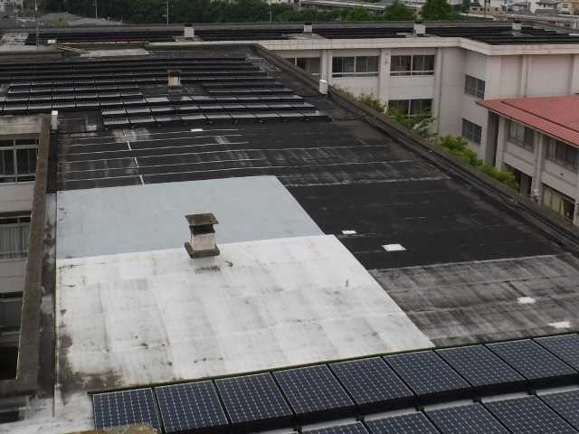 A高等学校屋上防水工事