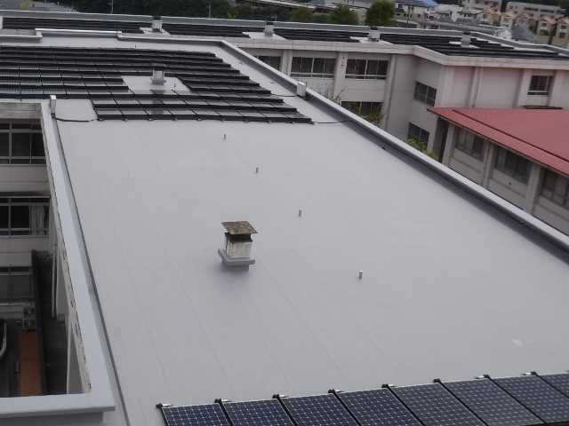 A高等学校屋上防水工事