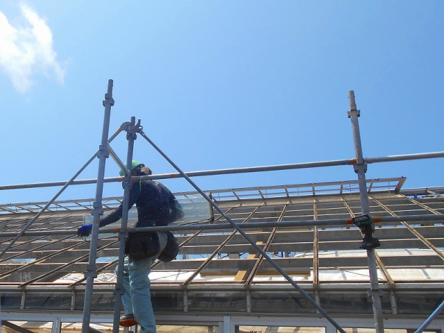 MH高等学校屋根補修工事