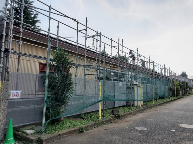 KK高等学校屋根補修工事