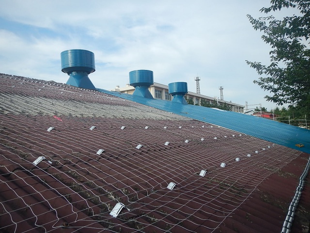 KK高等学校屋根補修工事