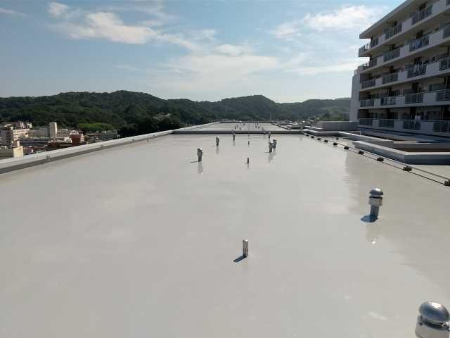 AKマンション屋上防水更新工事